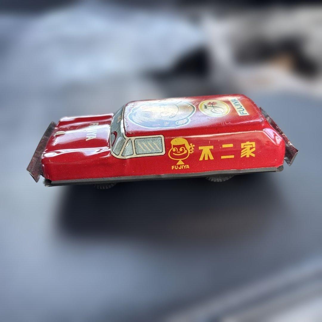 超希少　不二家　ペコちゃん　ブリキミニカー　ヴィンテージ