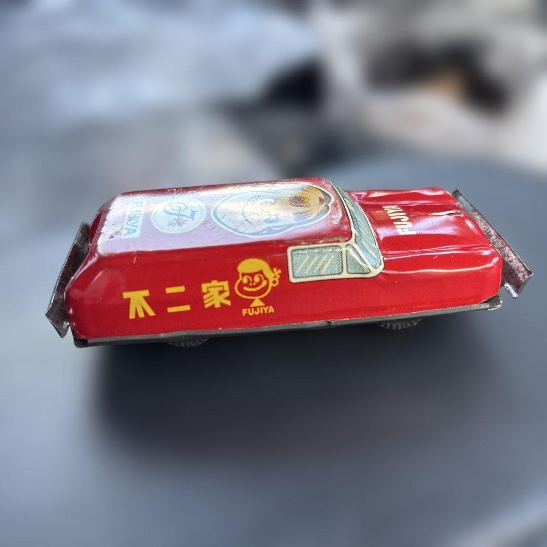 超希少　不二家　ペコちゃん　ブリキミニカー　ヴィンテージ