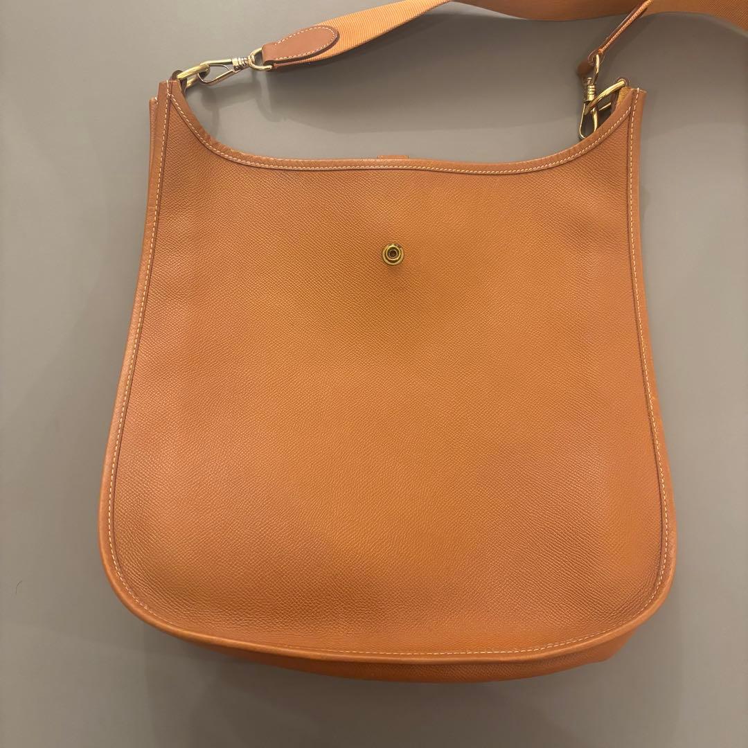 HERMES エルメス エヴリン エブリン　GM キャメル エプソン ショルダー