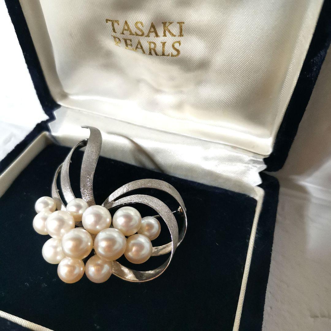 豪華！田崎真珠　TASAKI タサキ アコヤパール　ブローチ　コサージュ