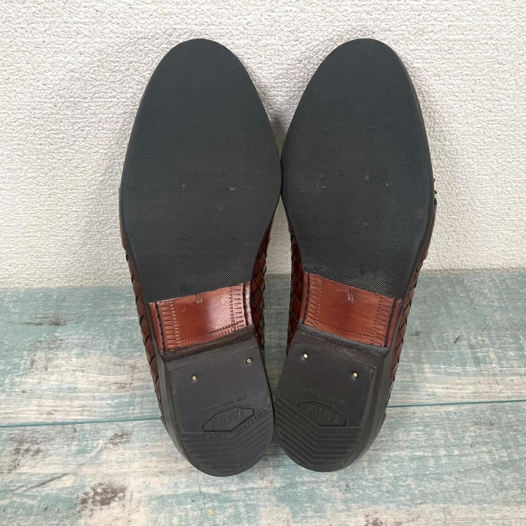 超美品 COLE HAAN 最高級ライン 編込み タッセルローファー