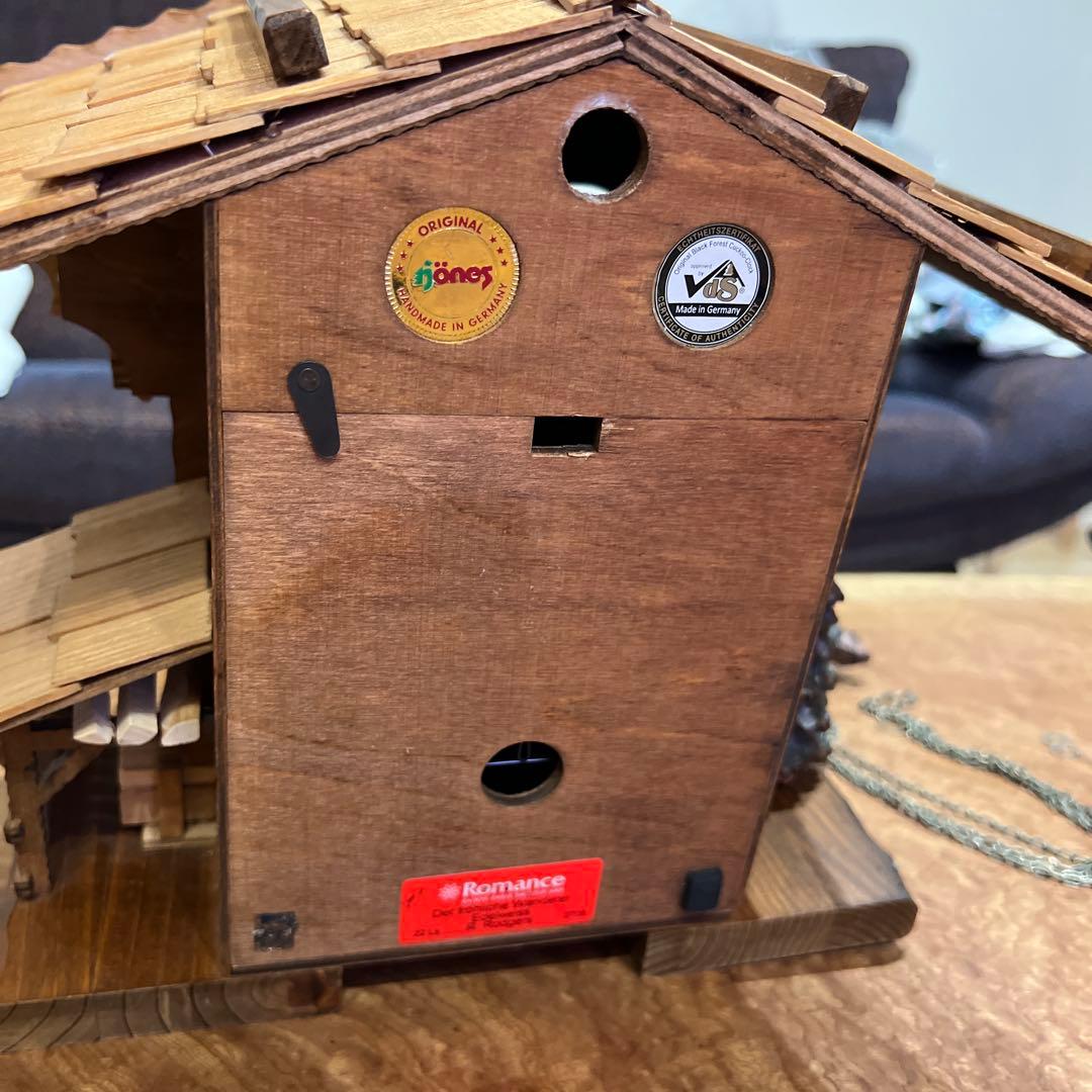 木製 鳩時計 からくり時計　ドイツ製　ロマンス社