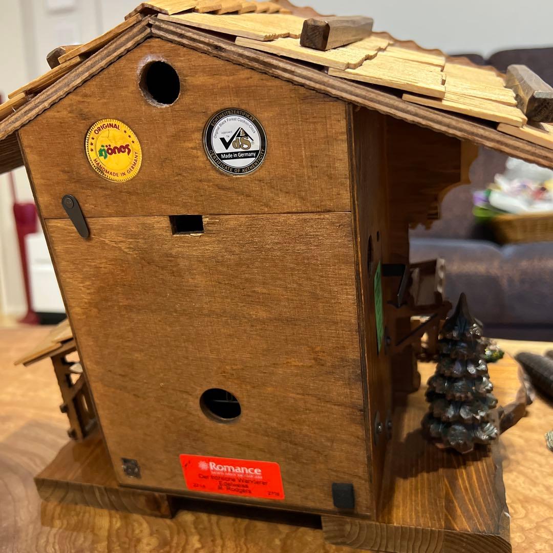 木製 鳩時計 からくり時計　ドイツ製　ロマンス社