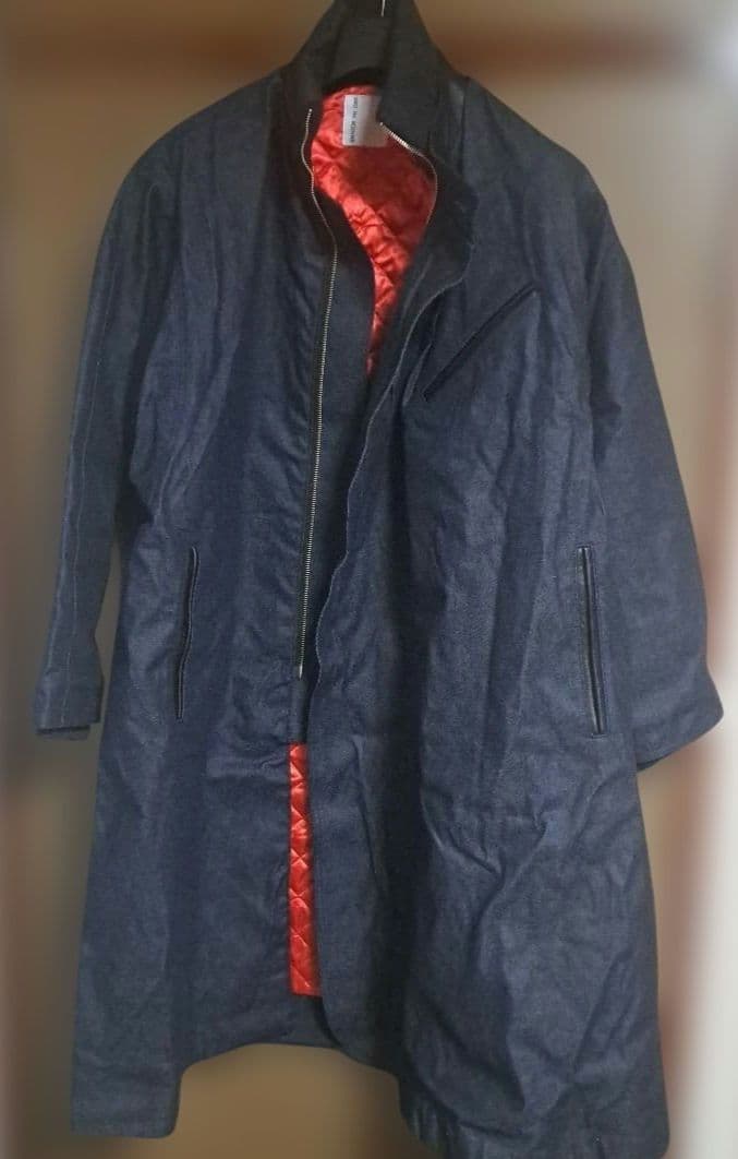 石*田様 デニム風ロングコート BURNABOINNE