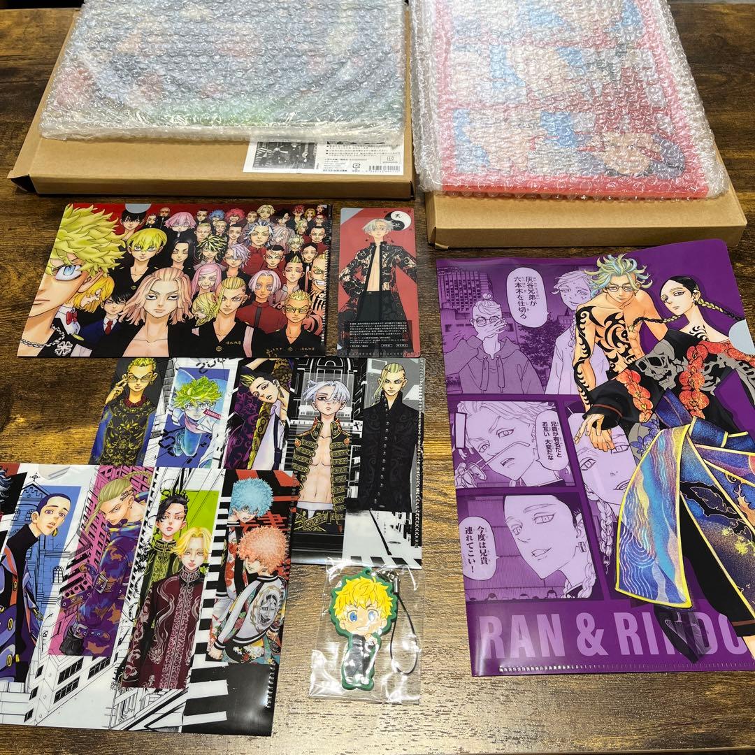 東リべ　原画展アートパネル2種　非売品クリアファイルセット