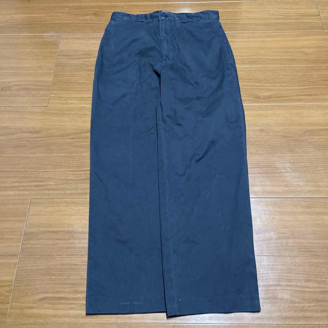 希少 シンチバック付 90sラルフローレン “BATEMAN” 黒 ポロチノ