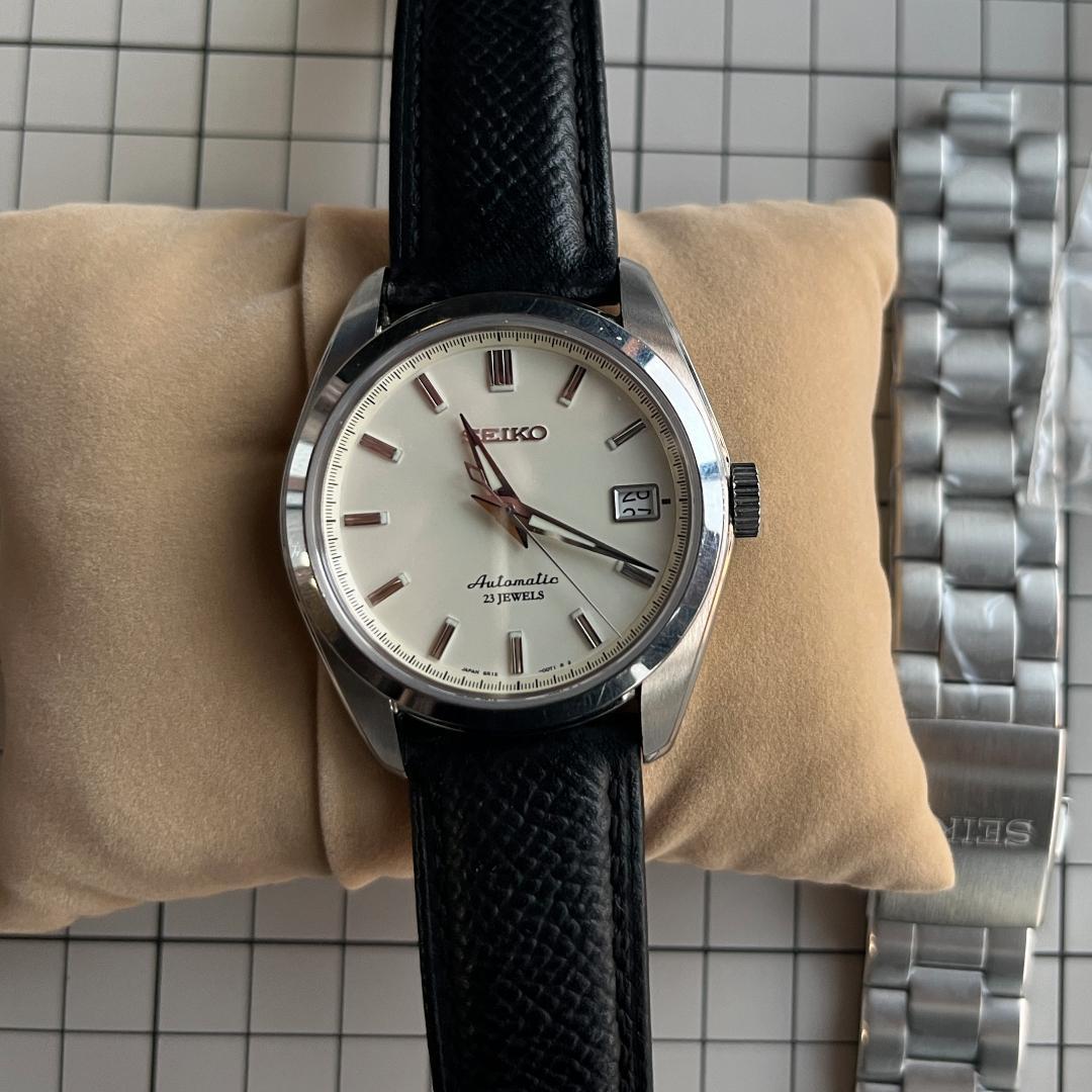 SEIKO メカニカル 自動巻 SARB035 文字盤ホワイト 裏スケルトン