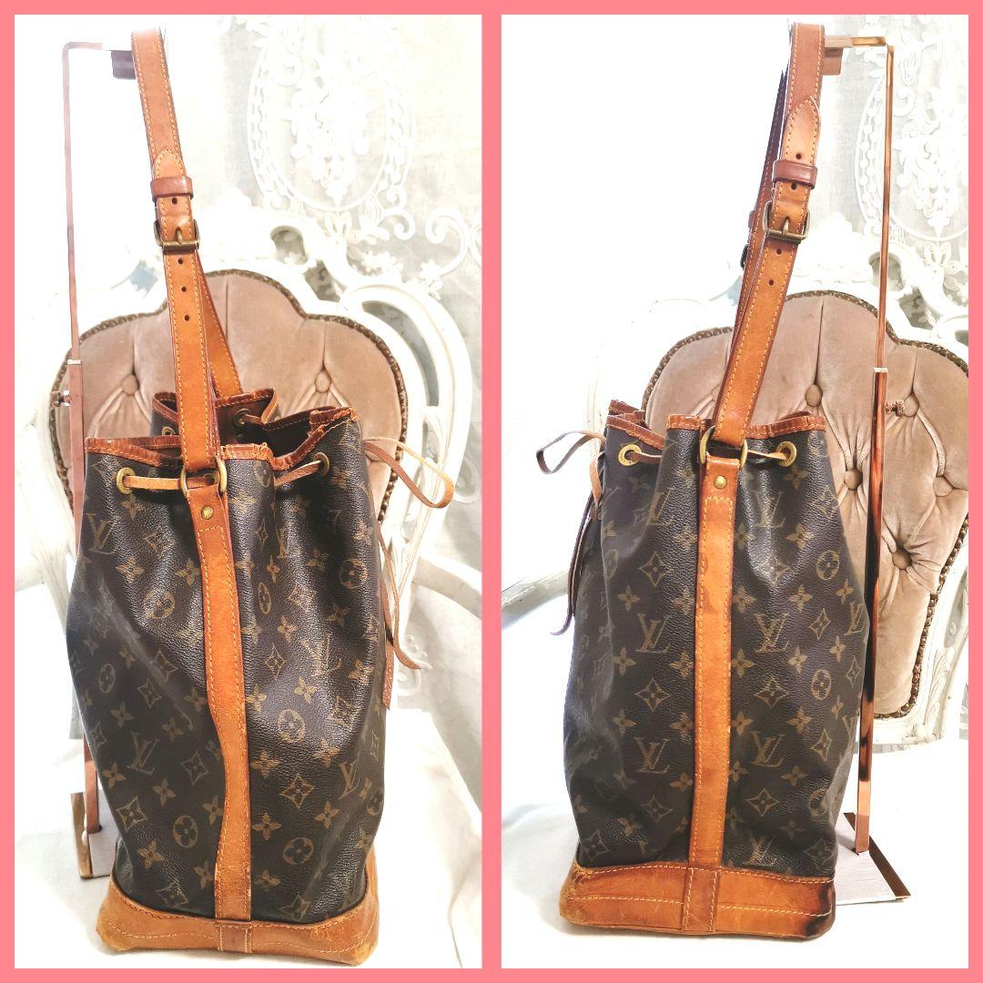 【人気品】ルイヴィトンLV ノエ モノグラム ワンショルダーバッグ鑑定済