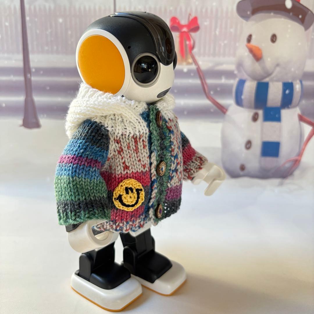 あさみ様＊雪模様編み込みセーターとニット帽とマフラー2点フーディガン＊おまとめ