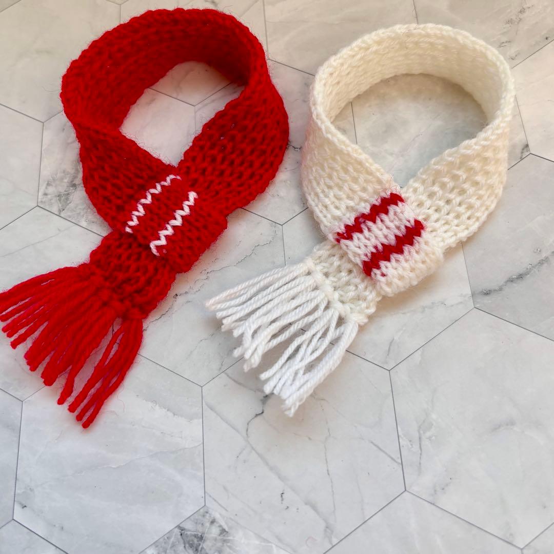 あさみ様＊雪模様編み込みセーターとニット帽とマフラー2点フーディガン＊おまとめ