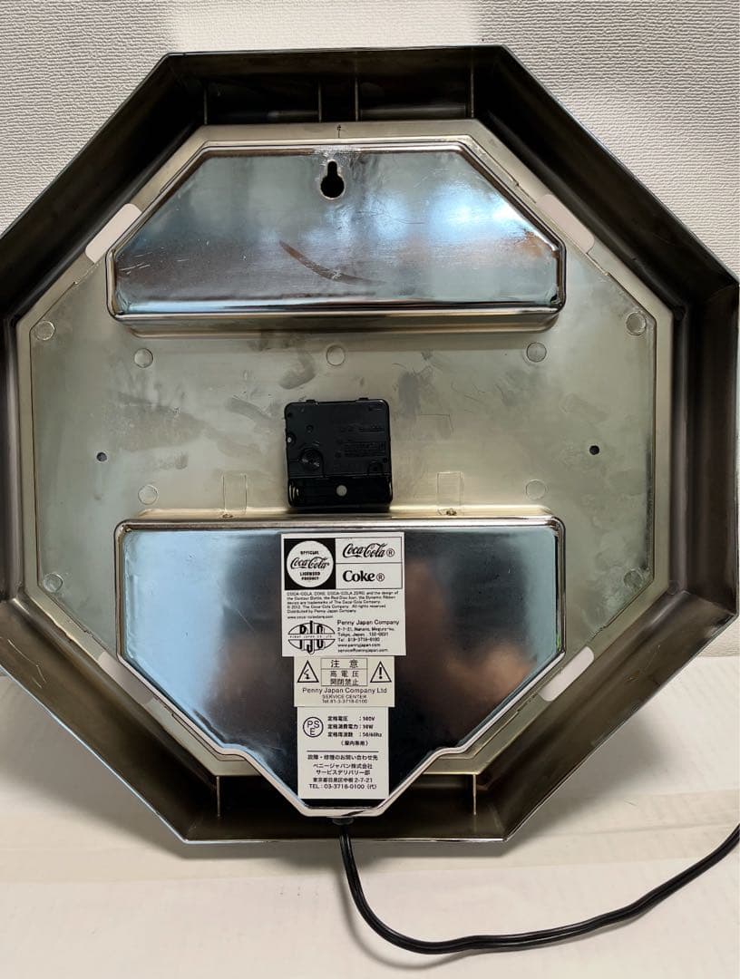 コカ・コーラ ネオンクロック　ネオン管掛け時計3品セット