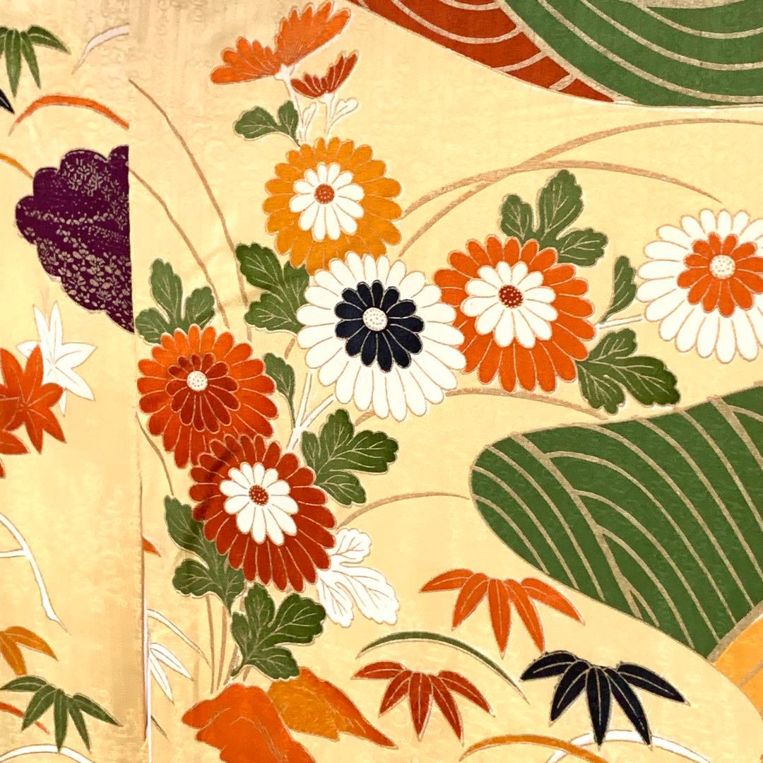 【りっこ　】【良好】振袖　正絹100% フルセット　155cmほどの方へ。