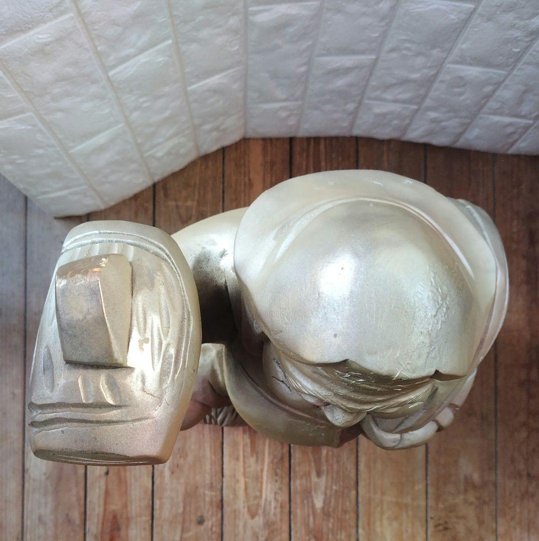 木彫り 大黒天 Statue Lucky God Vintage 彫刻 縁起物