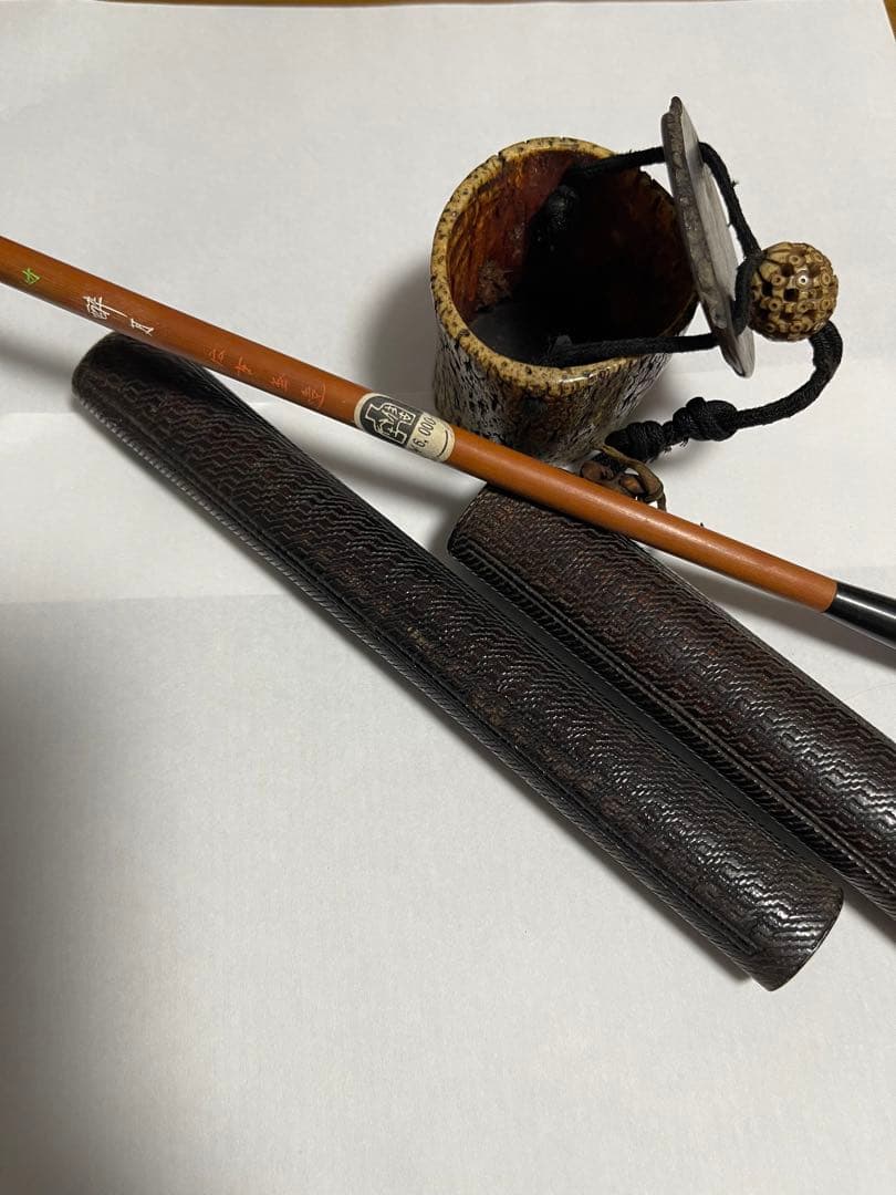 書道用具セット 毛筆と木製収納ケース