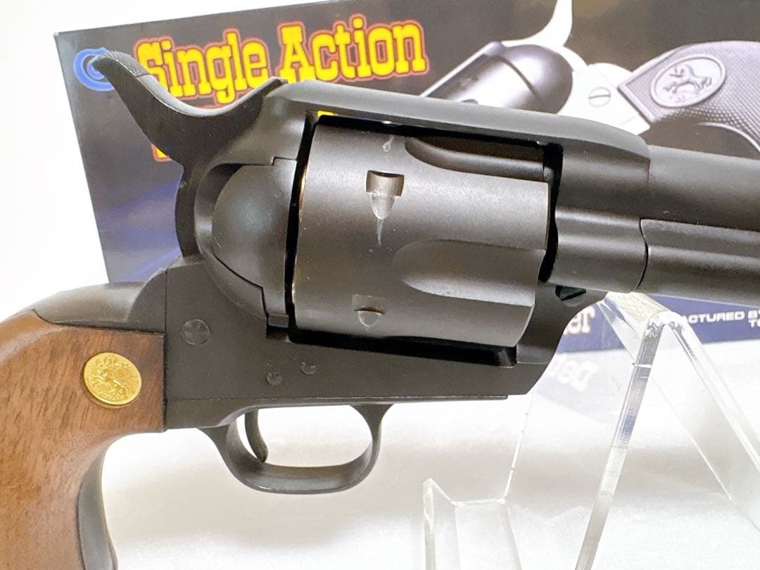 【美品】COLT SAA .45 5-1/2inch 木製グリップ モデルガン