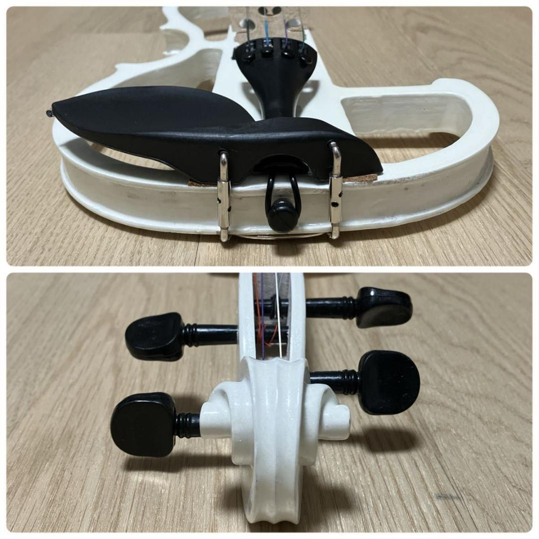 HVPV30 サイレントバイオリン 4/4 ケース・弓付き 通電音出し確認済み