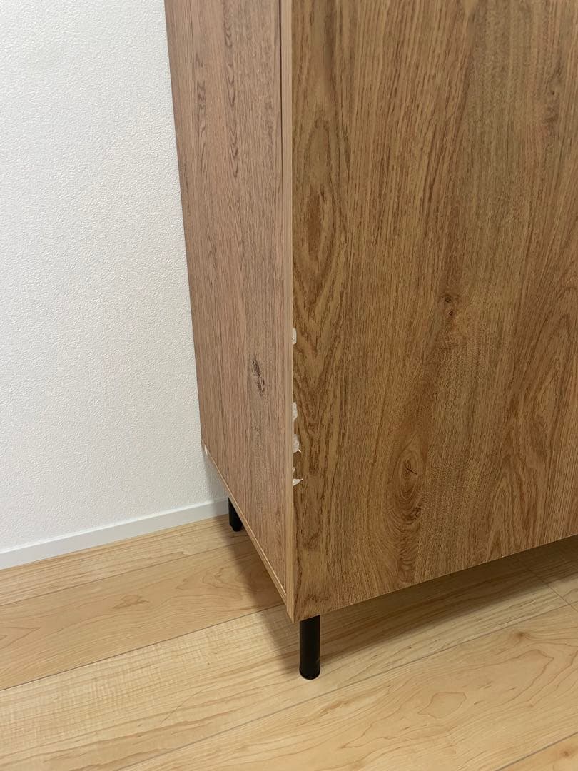 [幅120] ラタン調キャビネット リビングボード LOWYA ロウヤ