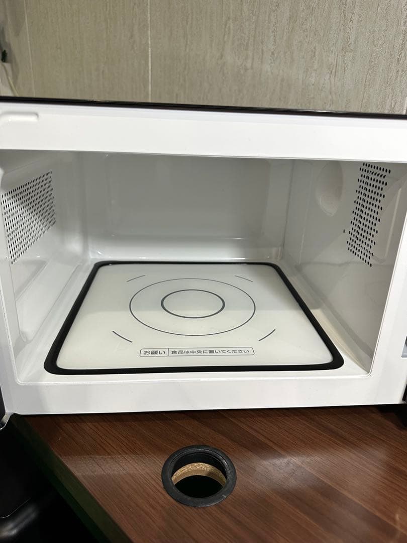 美品 TWINBIRD 電子レンジ20L ブラック 2024年製 DR-D278