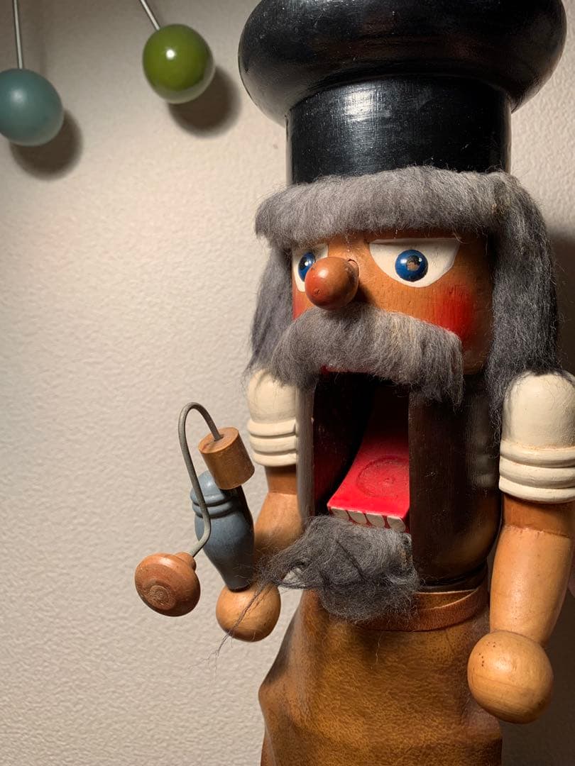 ヴィンテージ くるみ割り人形 大 1928年創業 ドイツ製 民芸 フォークアート