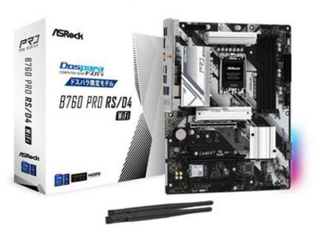 ASRock B760 PRO RS/D4 WiFiドスパラ限定モデル