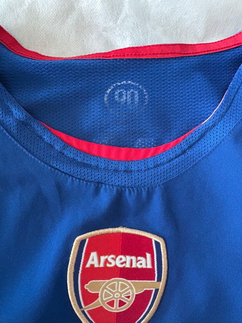 04-05 アーセナルユニフォーム　ティエリアンリ　プレミアリーグ優勝パッチ