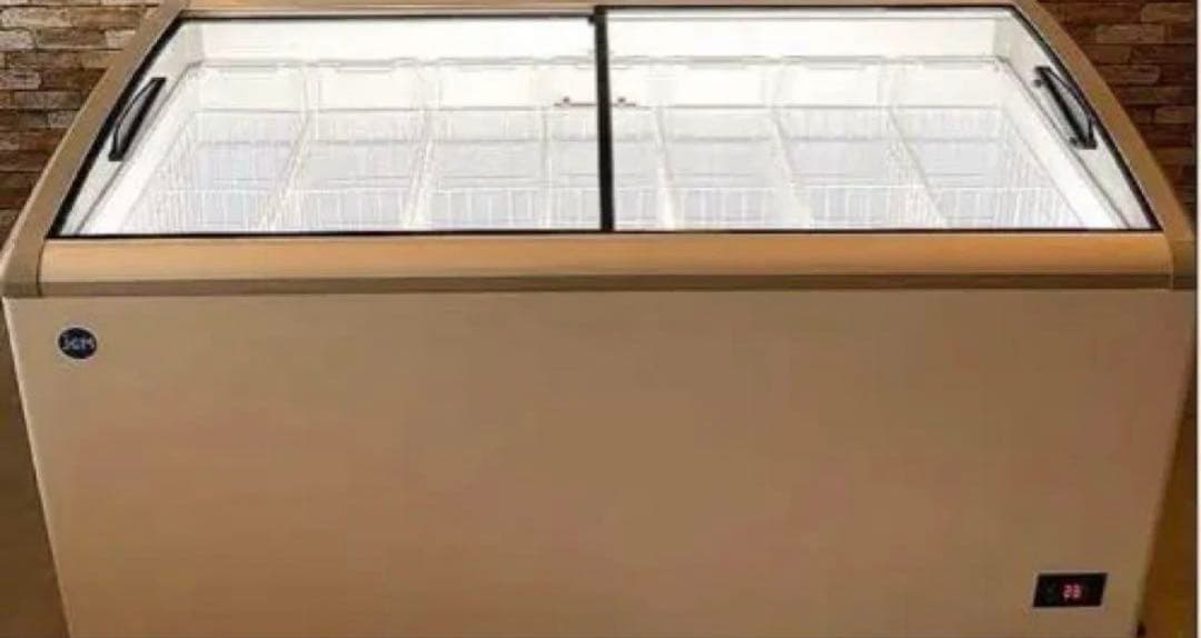 JCMCS‐350L 冷凍ショーケース　ラウンド扉　LED付