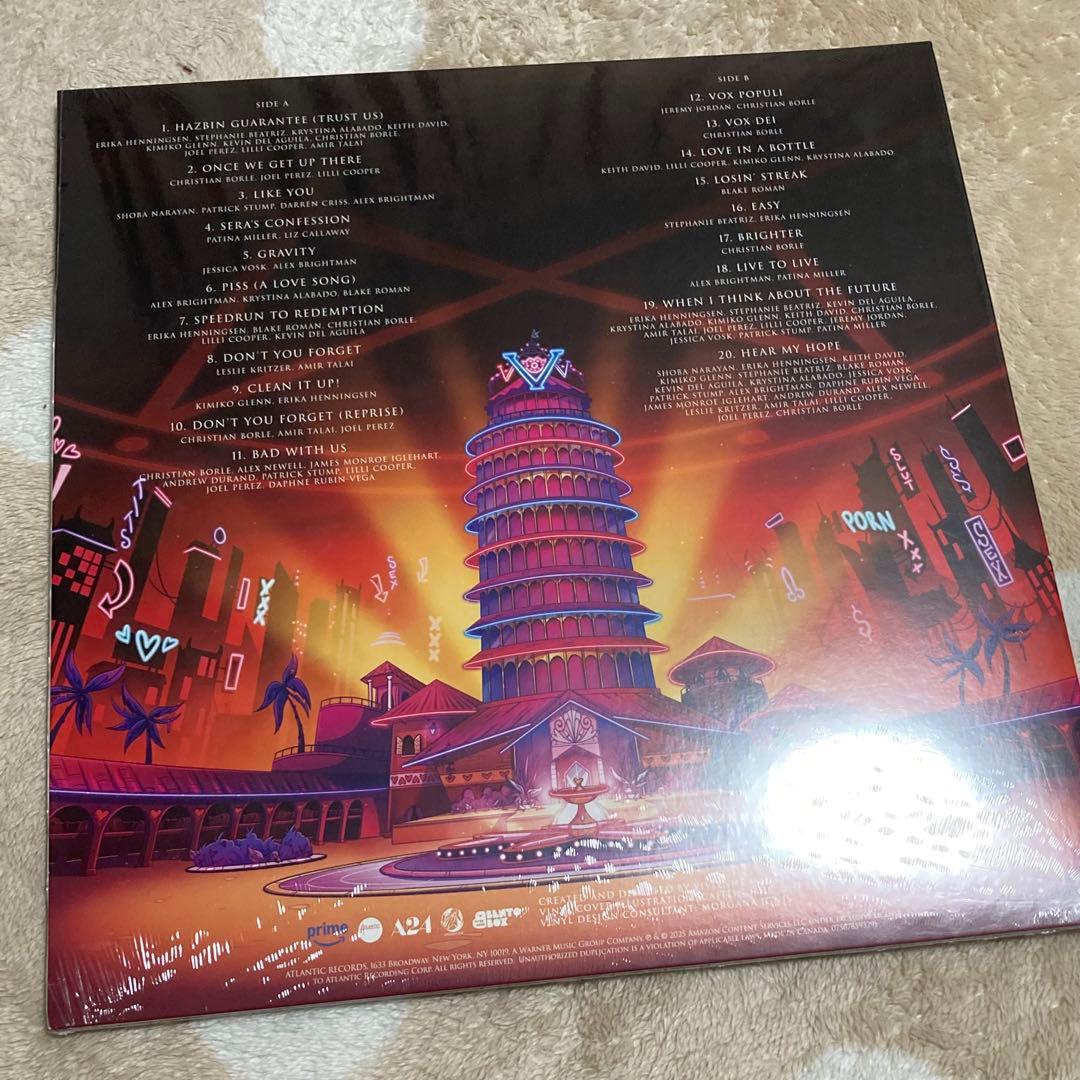 ハズビンホテル　レンチキュラー　レコード　ヴォックス　英語版