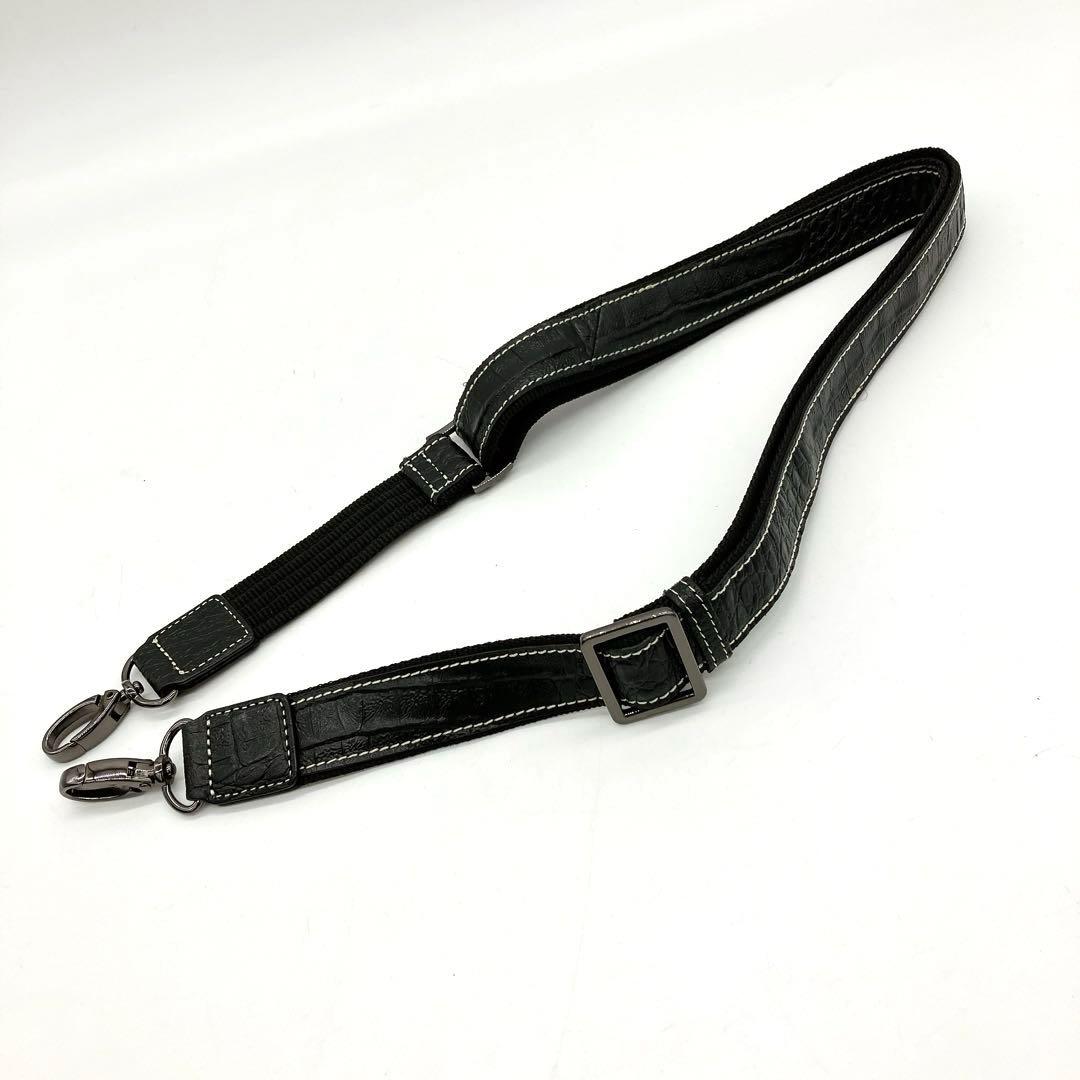 美品【クロコダイル本革】2wayバッグ　ビジネスバッグ　バイカラー