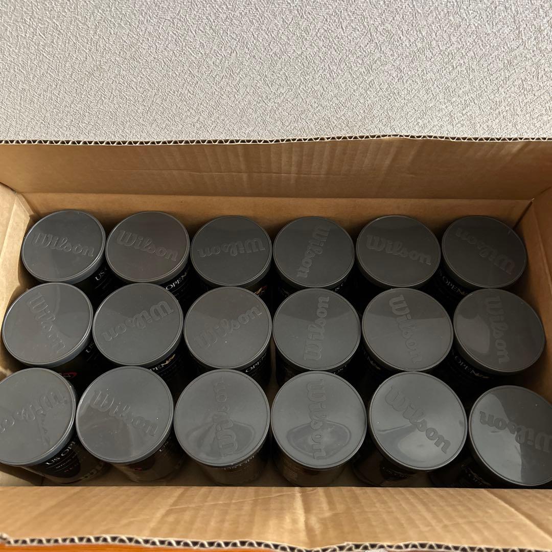 Wilson テニスボールus open オフィシャルボール2個入り18缶36球