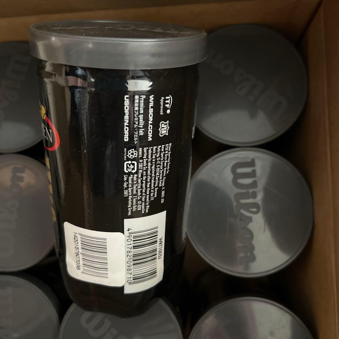 Wilson テニスボールus open オフィシャルボール2個入り18缶36球