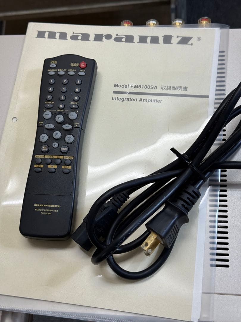 美品 marantz マランツ PM6100SA Ver.2 リモコン 説明書付
