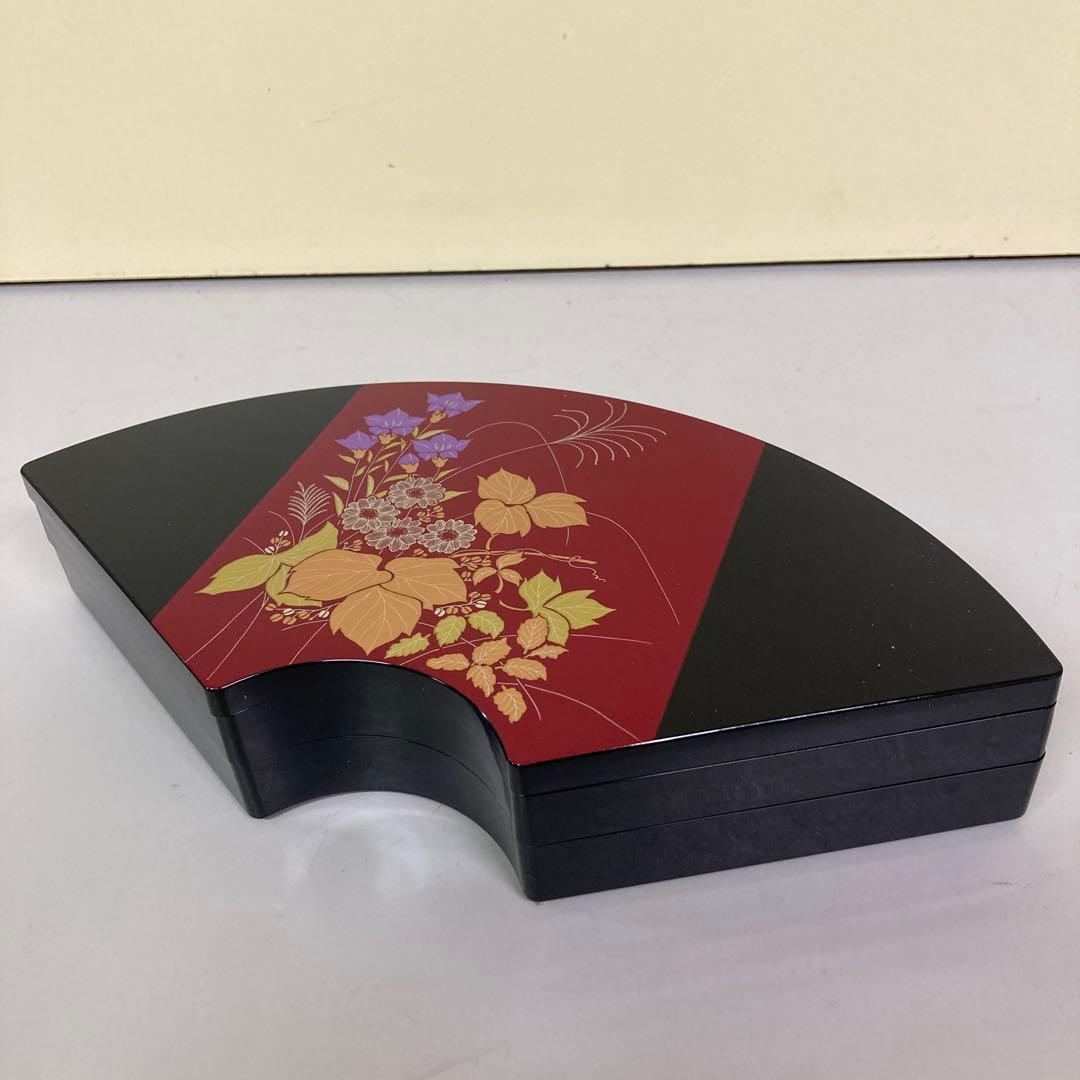 E-5 扇型 書道セット 習字セット 携帯用 書道用具 文具セット 硯箱