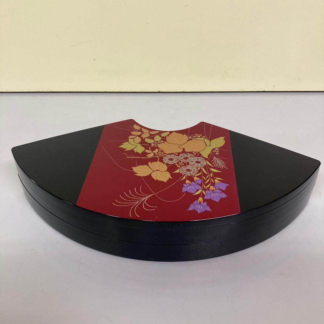 E-5 扇型 書道セット 習字セット 携帯用 書道用具 文具セット 硯箱