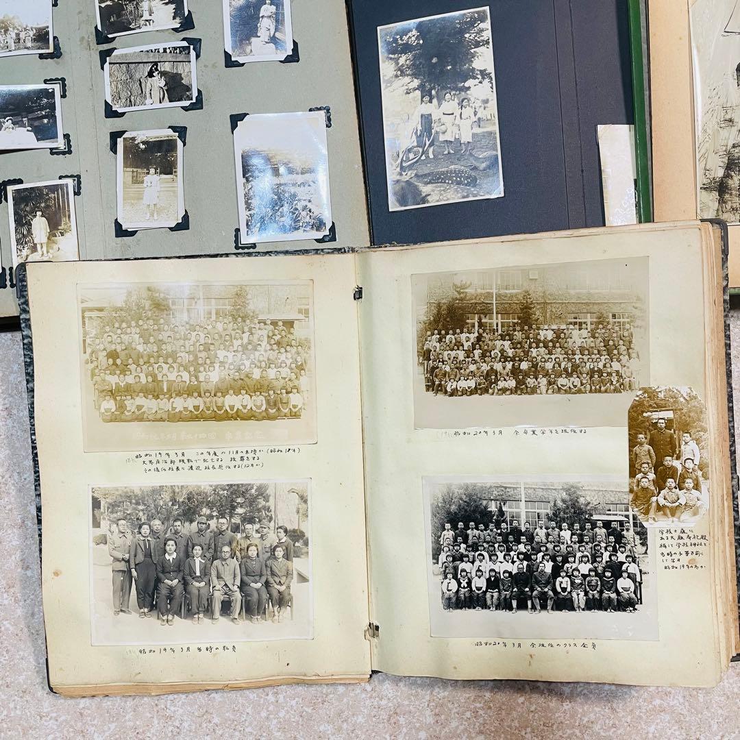古写真 大量 白黒写真 戦前 戦後 学生 レトロ 家族 軍人 まとめ売り