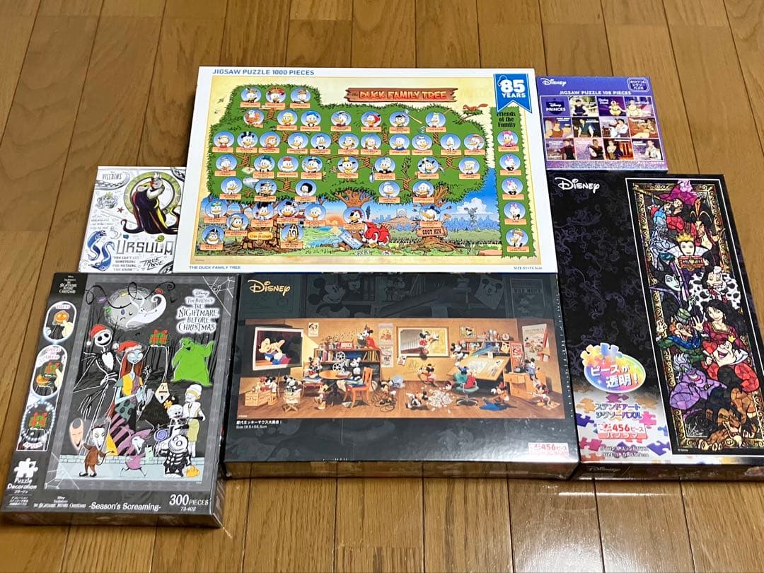 Disney ジグソーパズル 6点セット