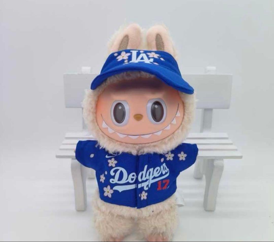 ラブブのドジャース桜限定オオタニユニフォームサンバイザー（ラブブは含みません）