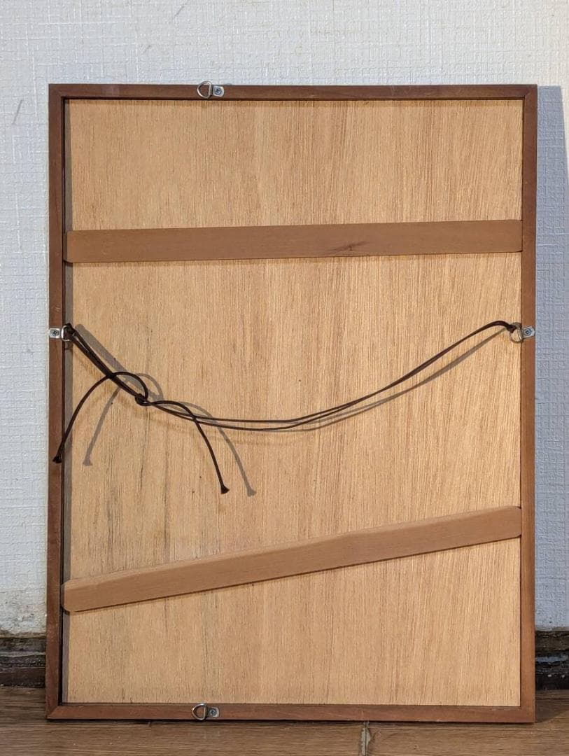 【真作】版画　銅版画　幻想の白い花　静謐な癒しの一枚　やさしい色彩　W67