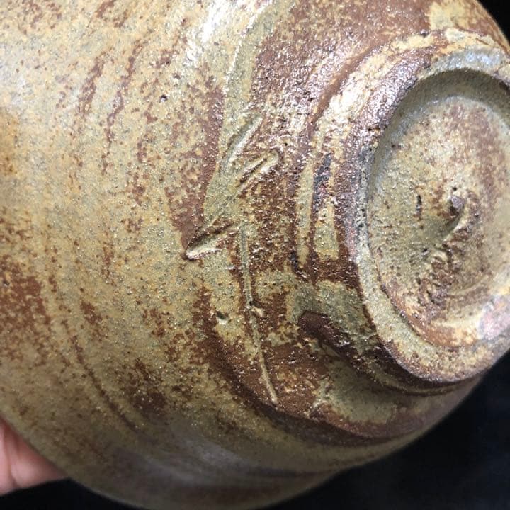 美しい古美術◼️蔵から美しいかなり雰囲気の良い抹茶茶碗が出て来ました。茶道具、骨董