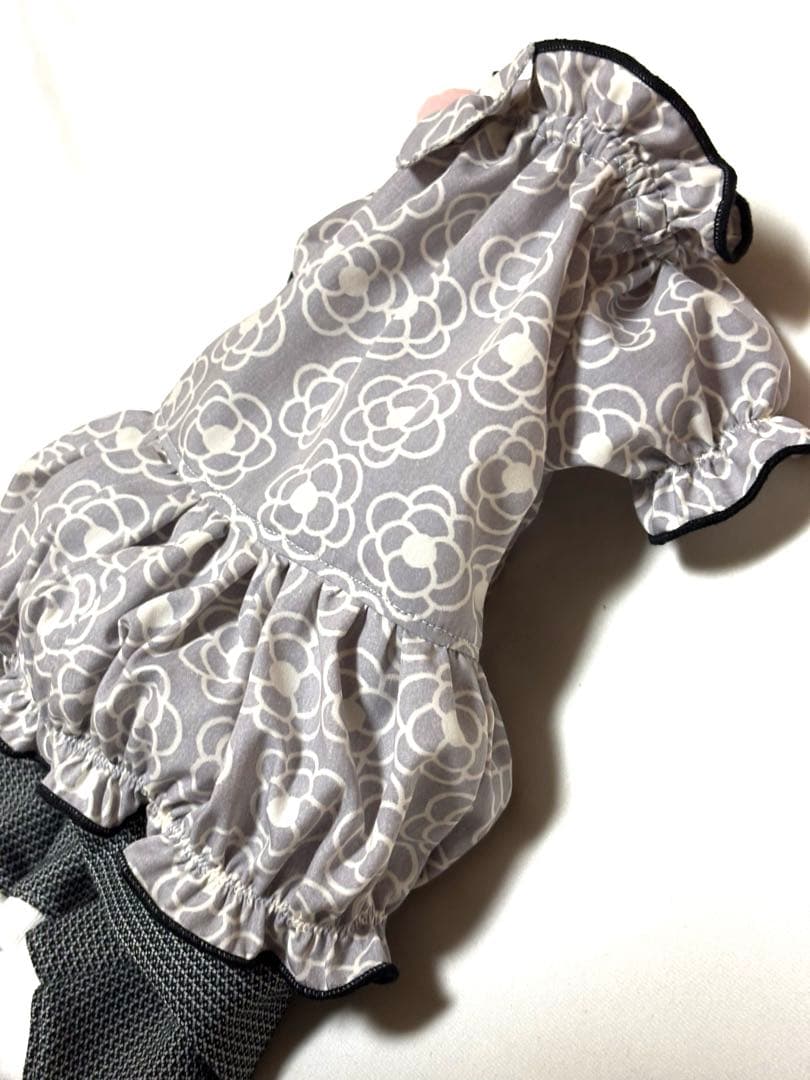 犬服ハンドメイド　新作　女の子用男の子用　スカート付き　ロンパース　2点セット