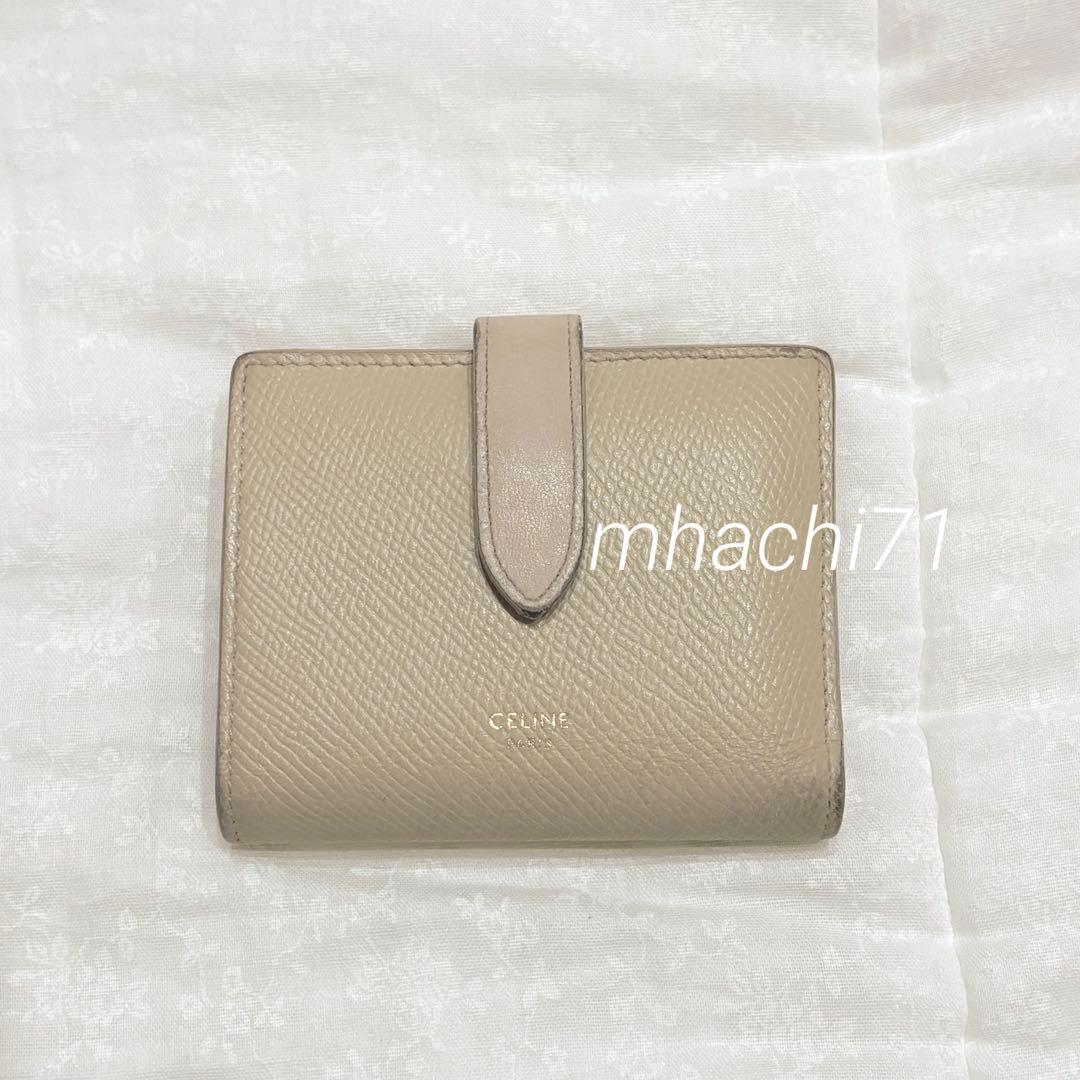 CELINE スモール ストラップ ウォレット　財布　トレンチプードル