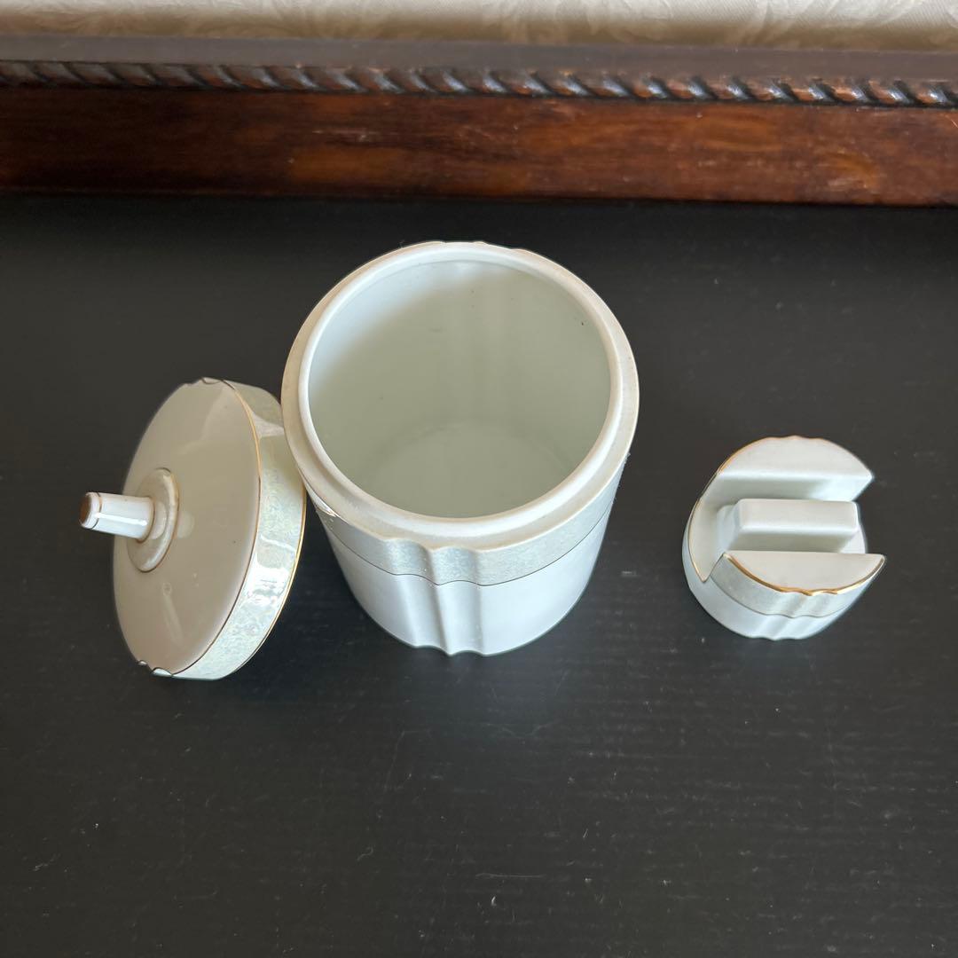 オールドノリタケ　Mマーク・ヤジロベエ　クリーマー・ポット・白鳥・灰皿　不揃い