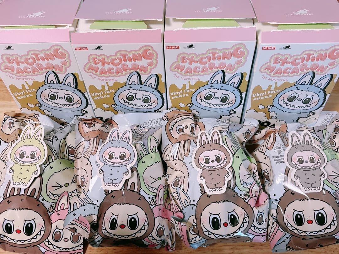 【正規品】ラブブ　LABUBU マカロン 4点セット