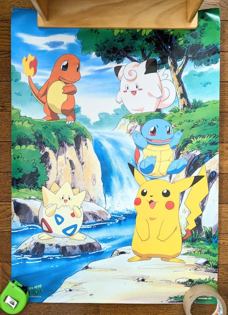 ポケモン バンプレキャラポスター 当時物 6枚セット 非売品