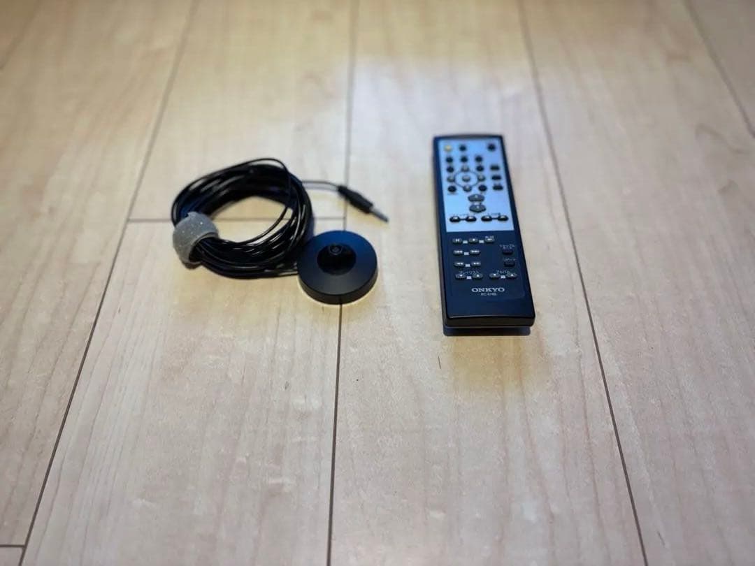 【送料込】ONKYO SA-205HDX 測定用マイク・リモコン付属　ジャンク扱