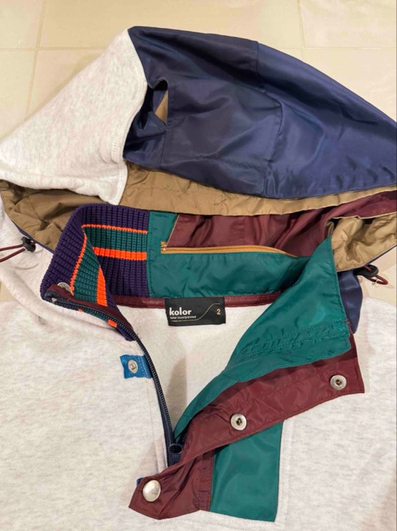 kolor パーカー