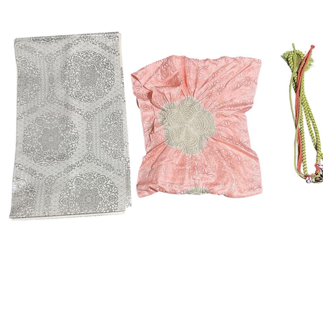 未使用近い　美品　袷　正絹　友禅　振袖　フルセット　6点