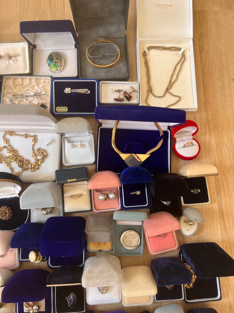 0118-1 遺品整理 指輪 ネックレス ブローチ アクセサリー まとめ