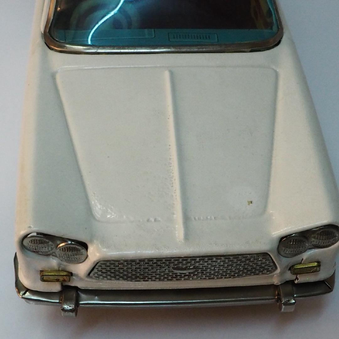 旭玩具【プリンス スカイライン スポーツ白リペイント】当時物ブリキ製ミニカー