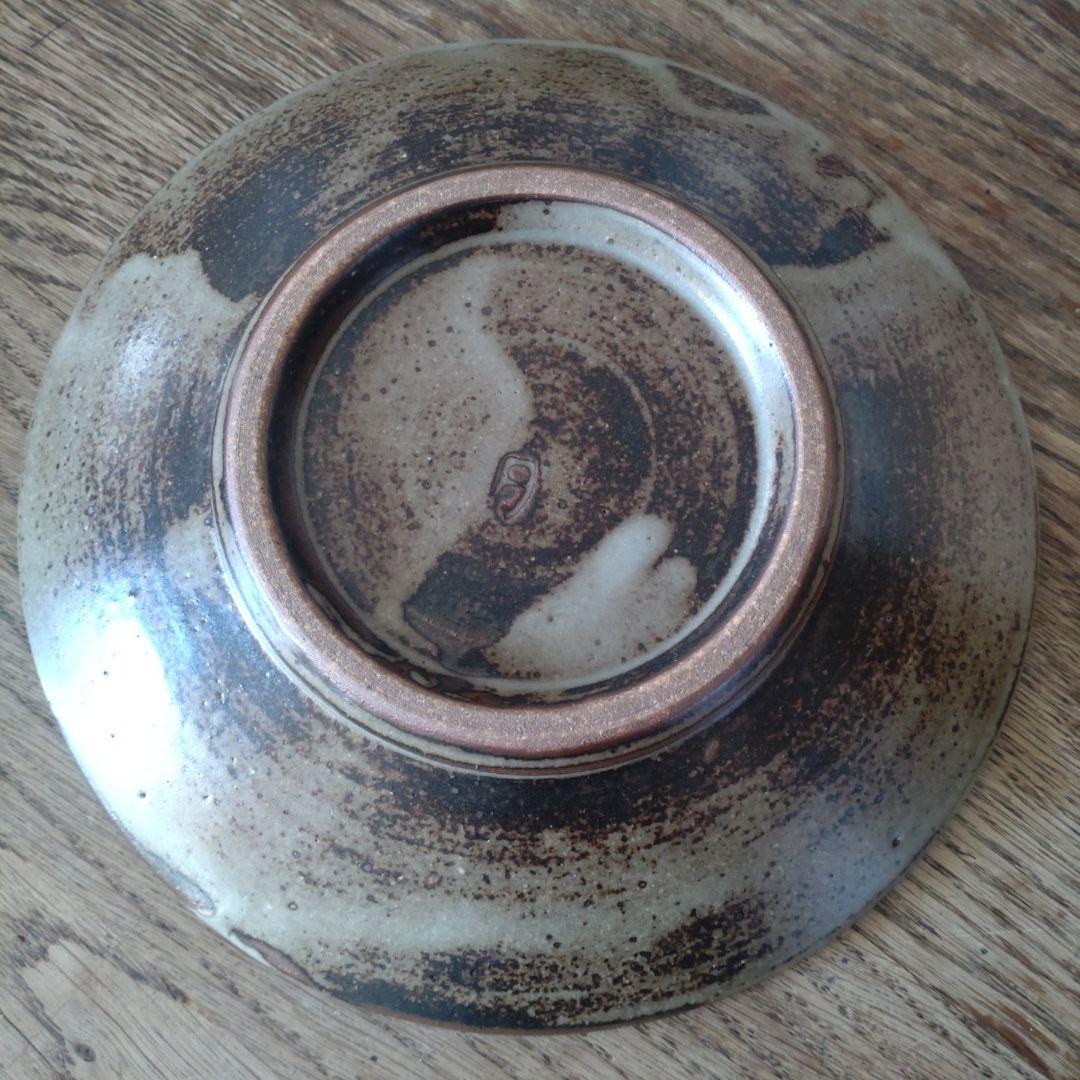 人間国宝　島岡達三　『象嵌赤繪草花文繪変組皿』　６枚組　共箱