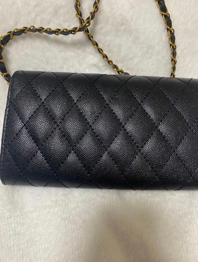 新品　CHANEL ノベルティ　チェーンウォレット　財布　バッグ